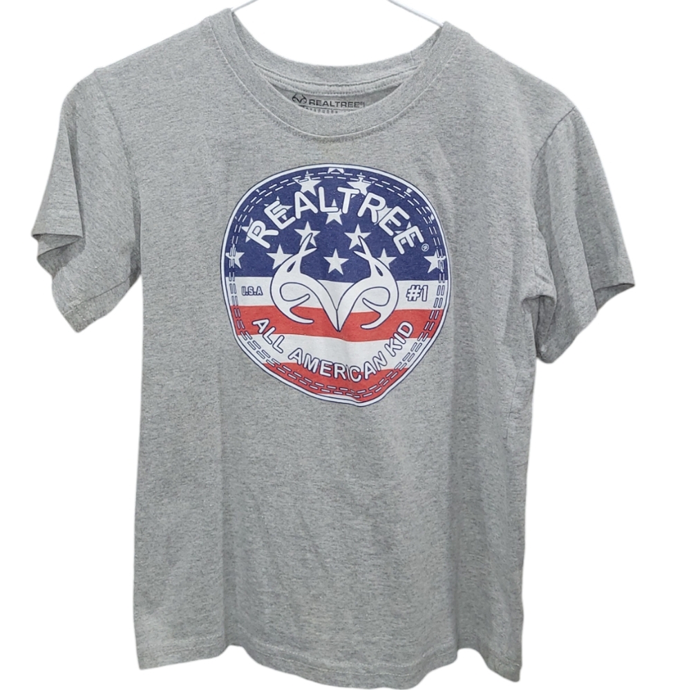 Realtree by Staghorn Creek graphic tee Size L 12/14